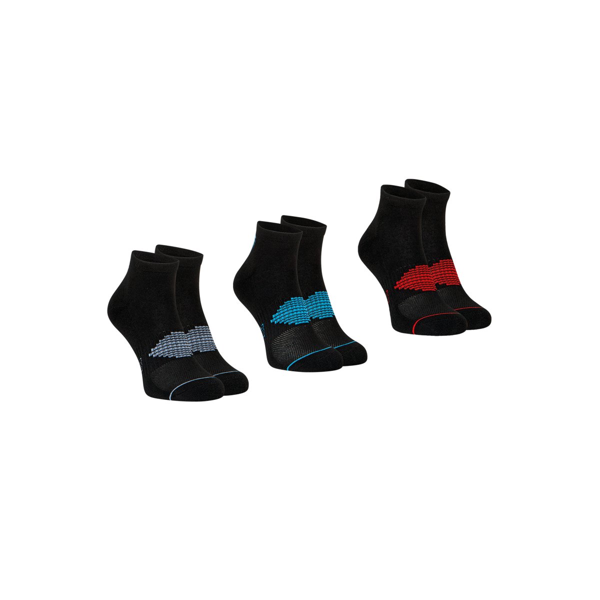 Socquettes, Lot de 3 paires, TRAINING DRY noir, ATHENA