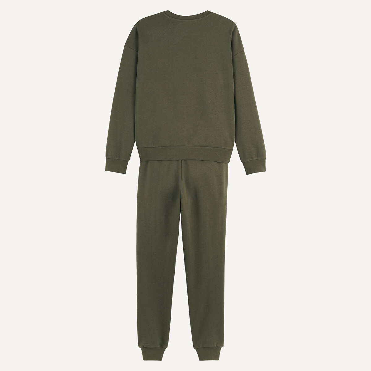 Pyjama en molleton kaki, LA REDOUTE COLLECTIONS