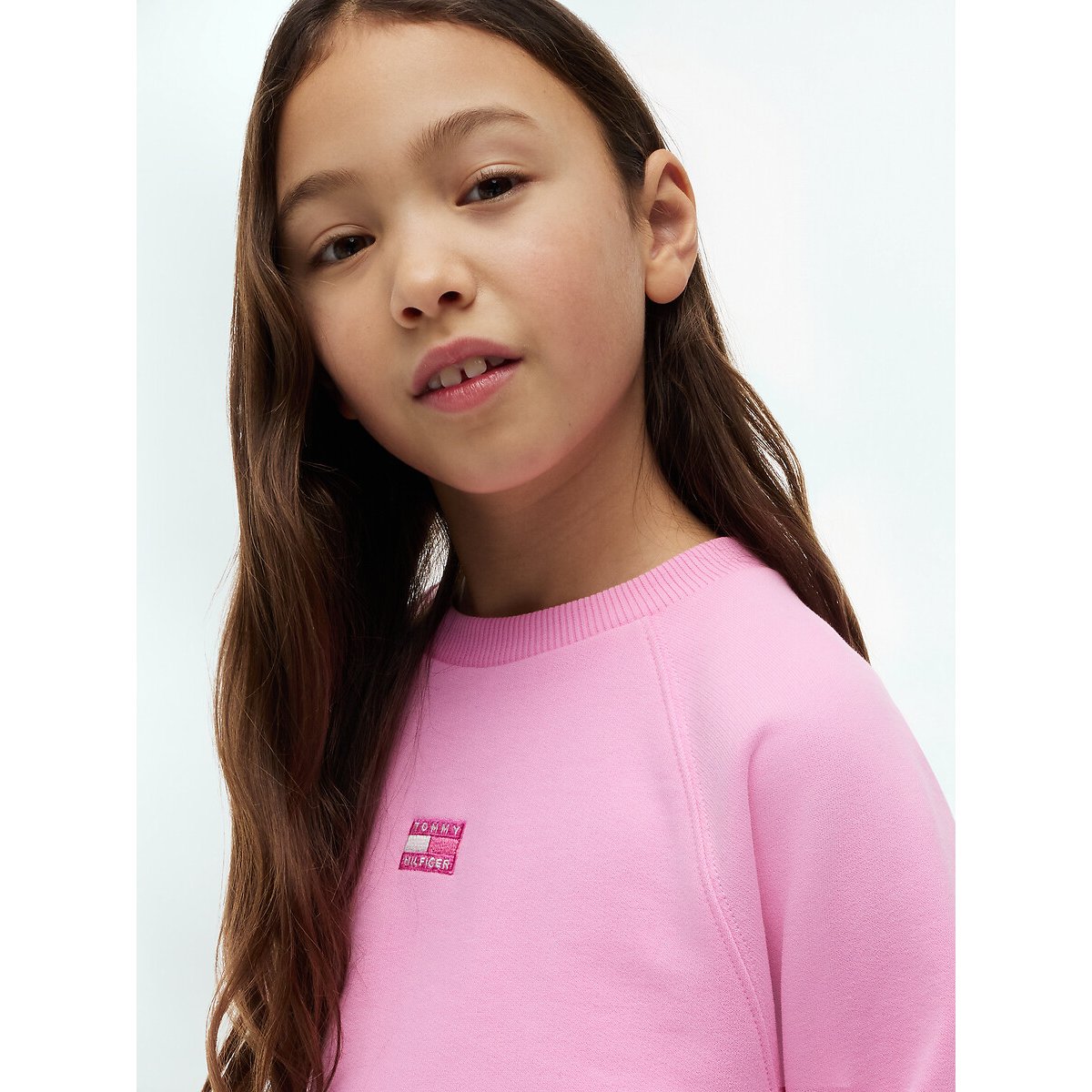 Sweat col rond rose, TOMMY HILFIGER