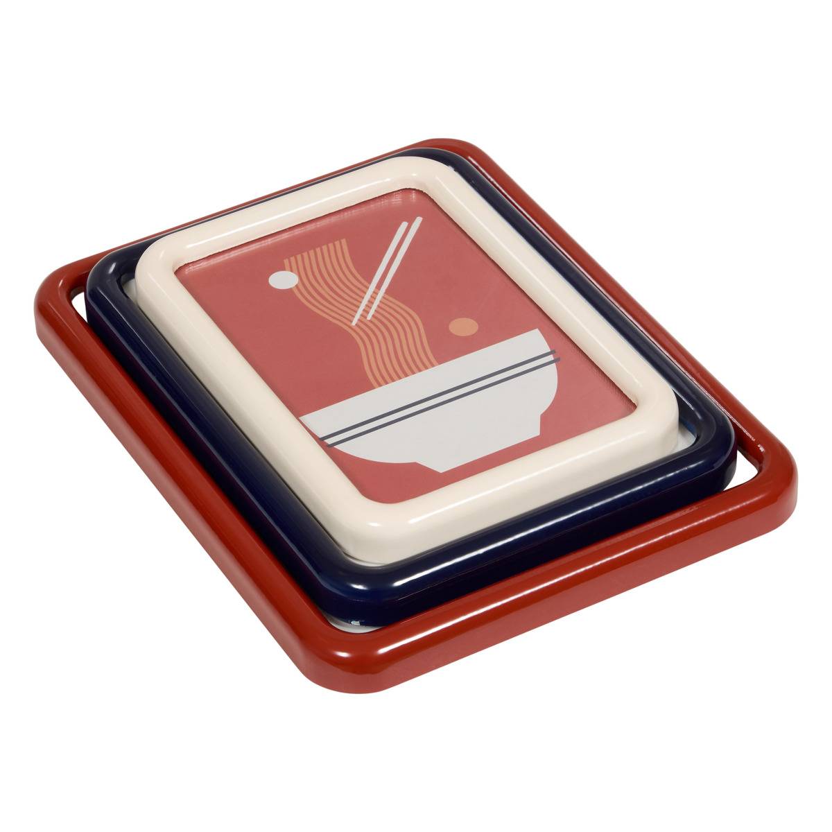 Lot de 3 cadres-photo rectangulaires NIPPO multicolore, ATMOSPHERA