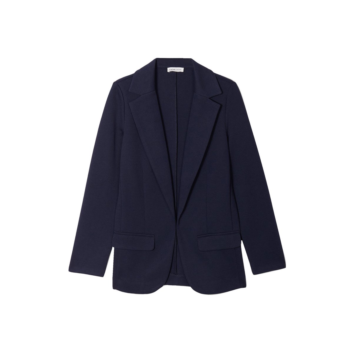 Veste blazer cintrée bleu marine, CACHE CACHE