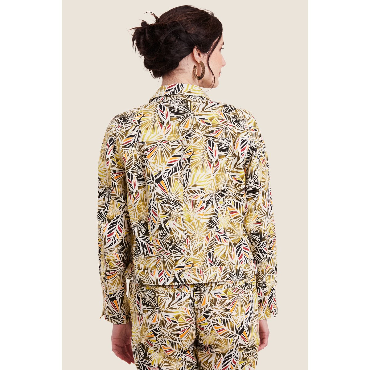 Veste boutonnée vert, BREAL