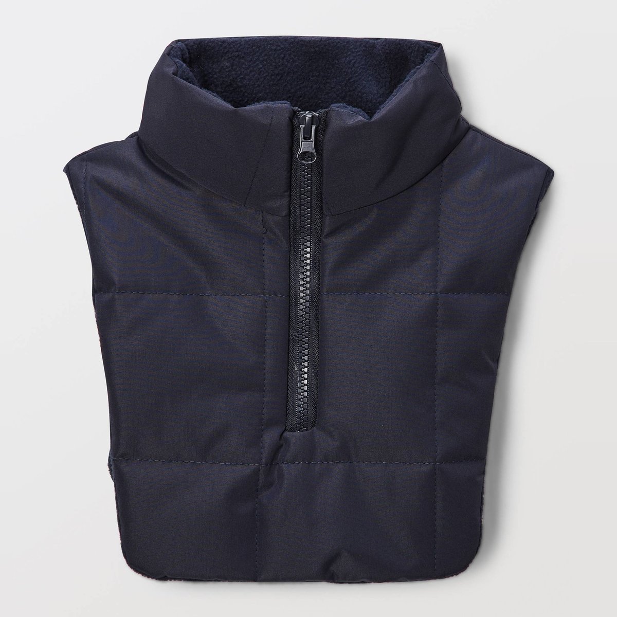 Plastron uni marine, MONOPRIX