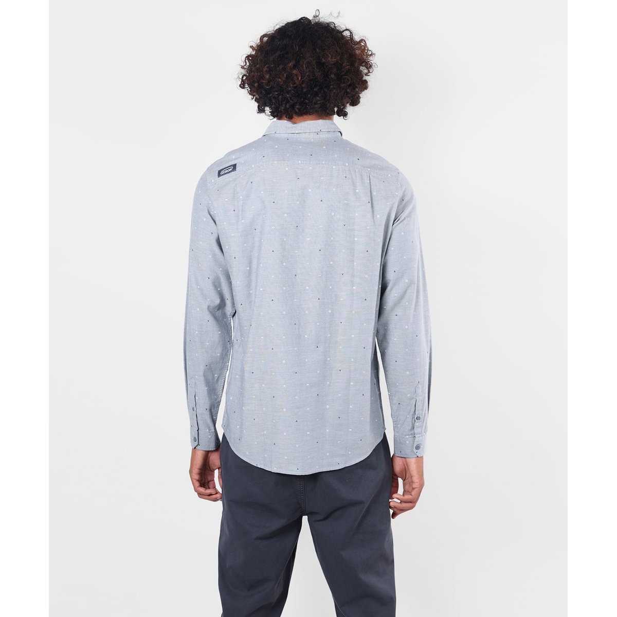 Chemise manches longues MICROMO vintage indigo, OXBOW