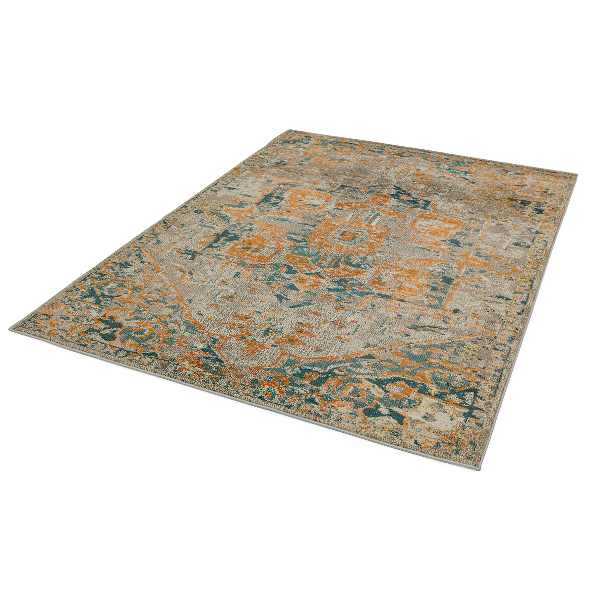 Bold Abstract Traditional Rug multi-coloured, ÉDITÉ