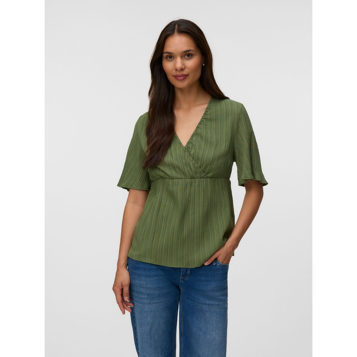 Blouse verte - campsite, MAMA LICIOUS