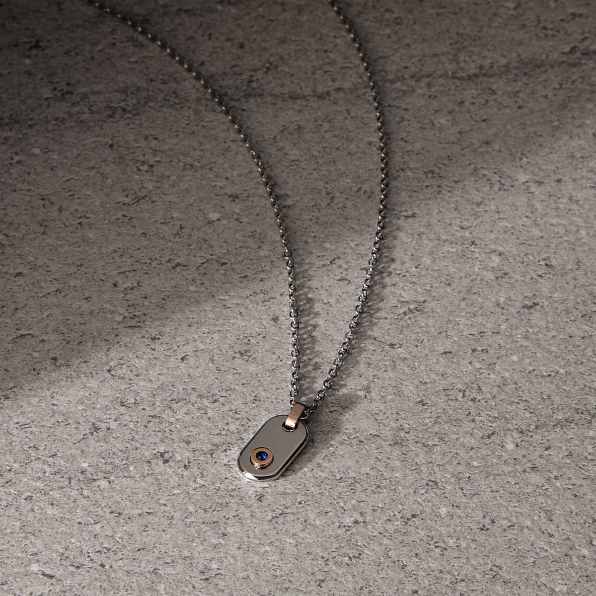 Colliers en Zircon/cubic Zirconia/steel et Zircon rose gold,stainless steel, MORELLATO