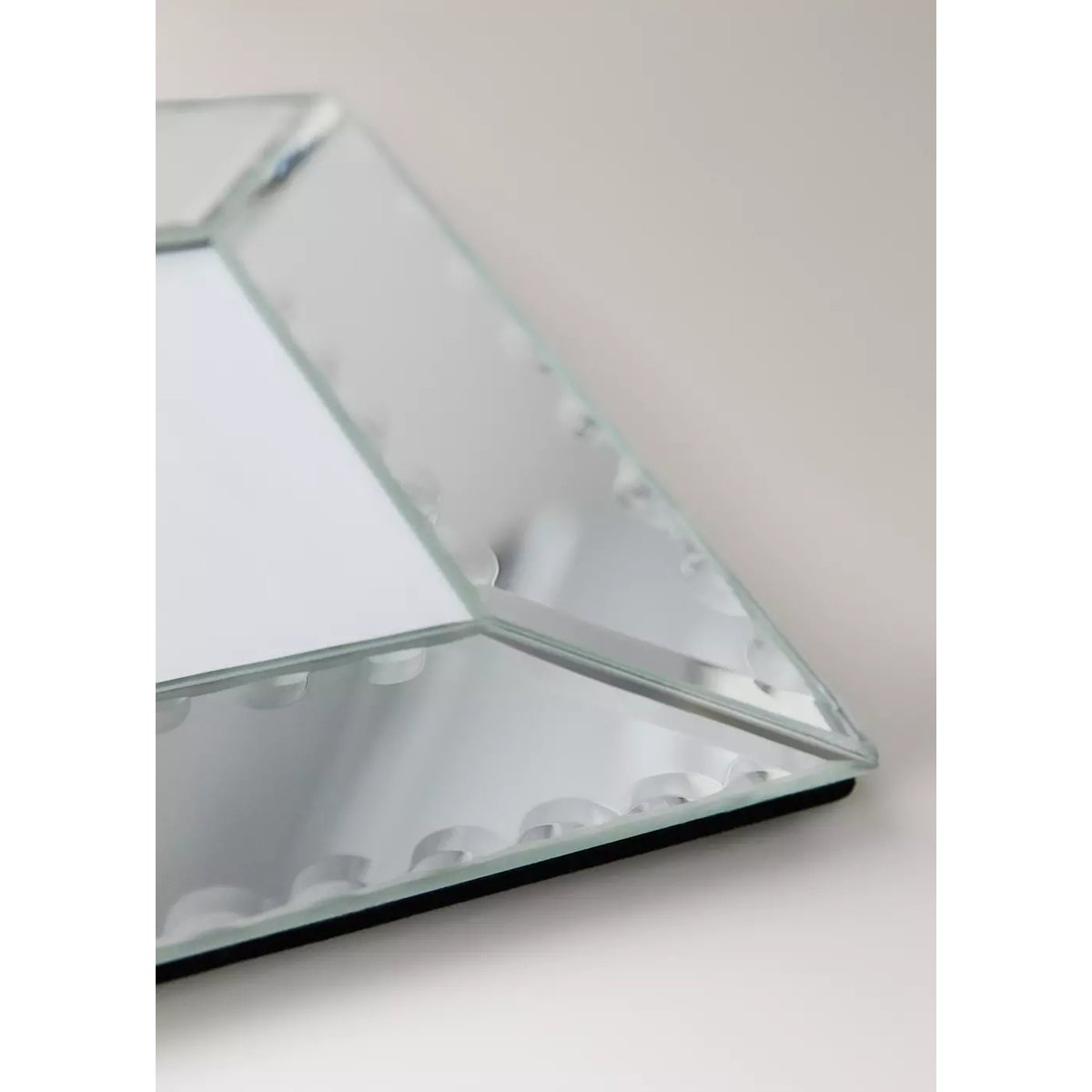 Cadre photo en verre taille moyenne argent, MANGO HOME
