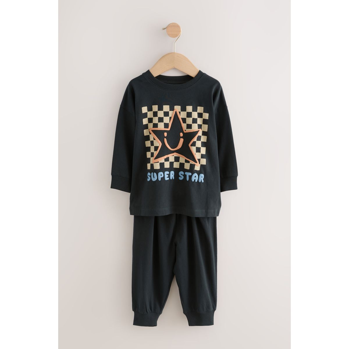 Pyjama oversize, lot de 3 multi star et damier, NEXT