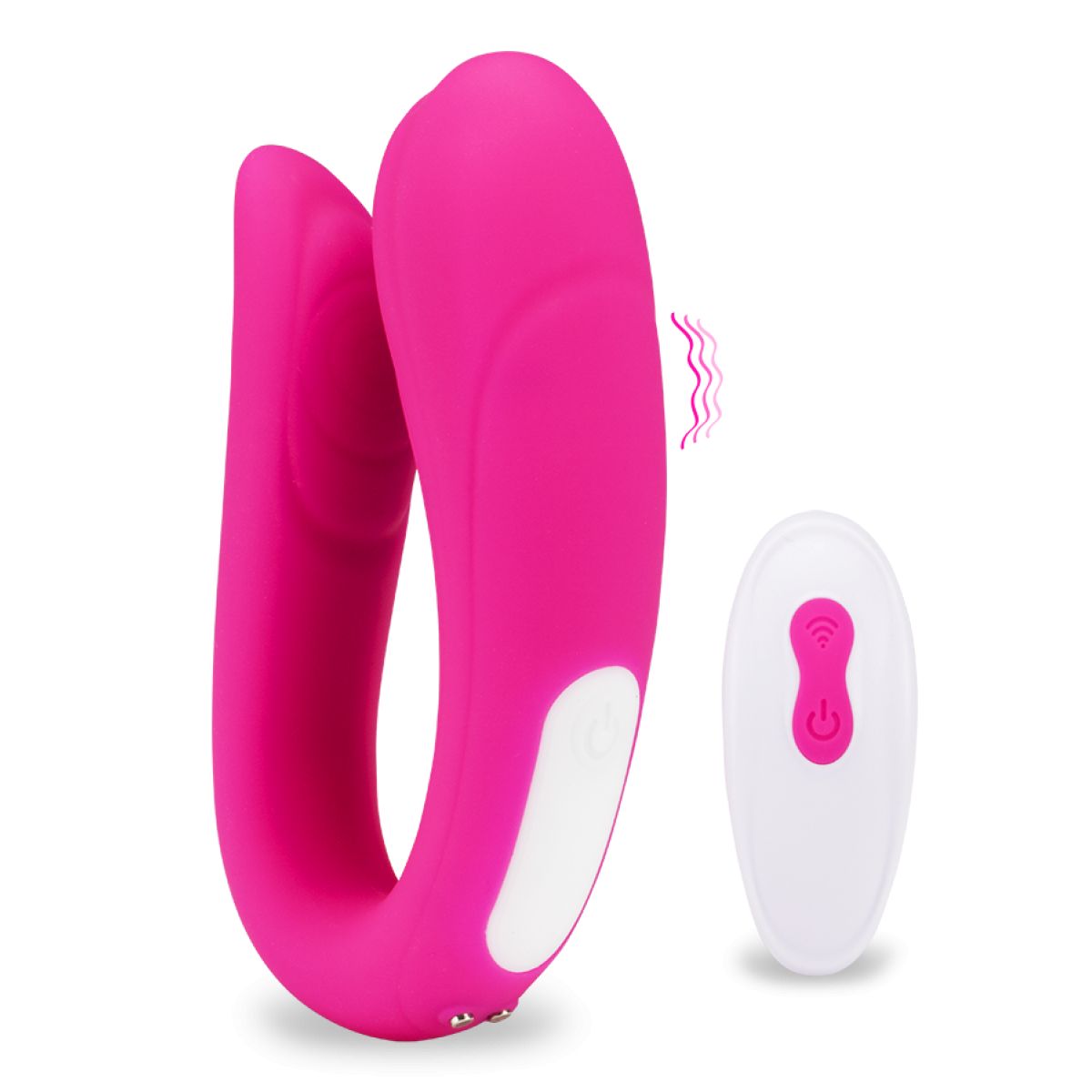 Vibromasseur puissant de couple télécommandé Mermaid rose, LOVE AND VIBES