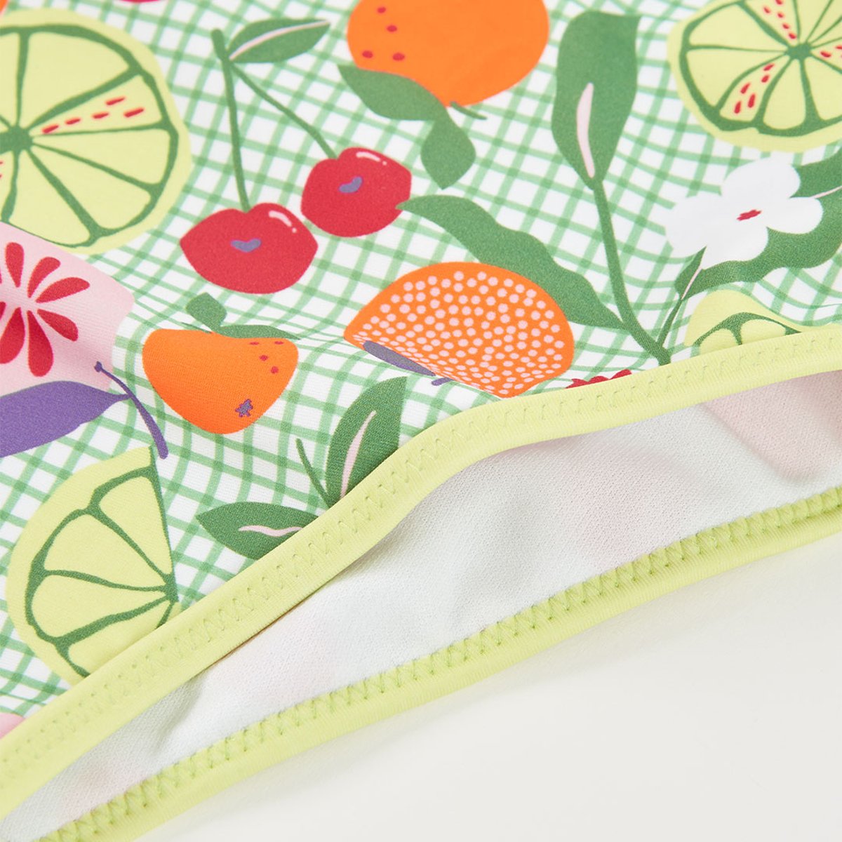 Maillot de bain fille imprimé fruits multicolore, BOBOLI