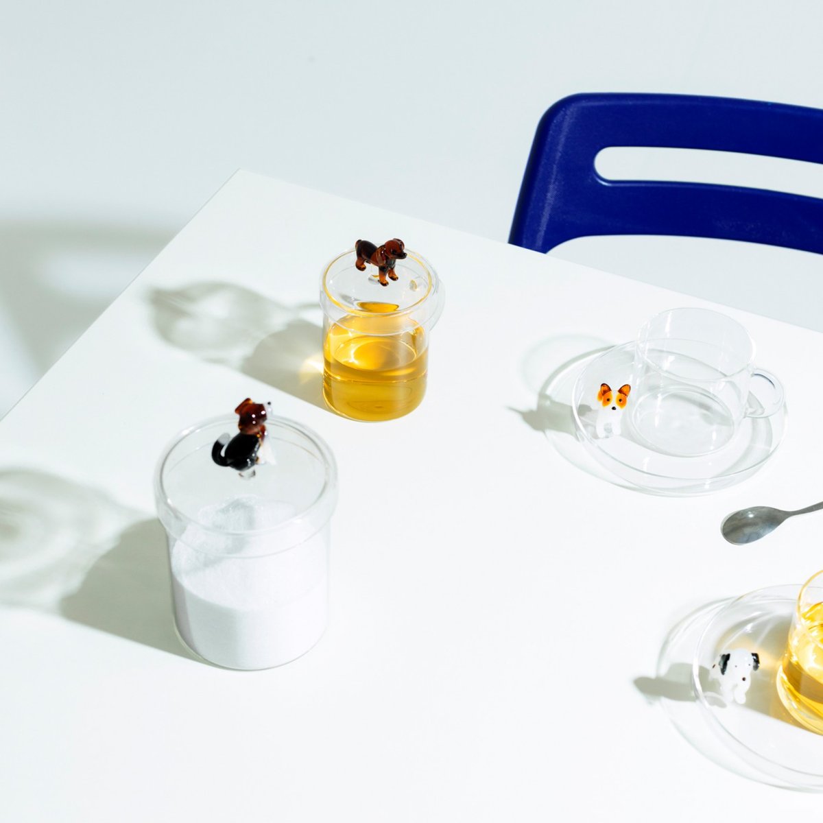 Verre Dogs Teckel transparent, ICHENDORF
