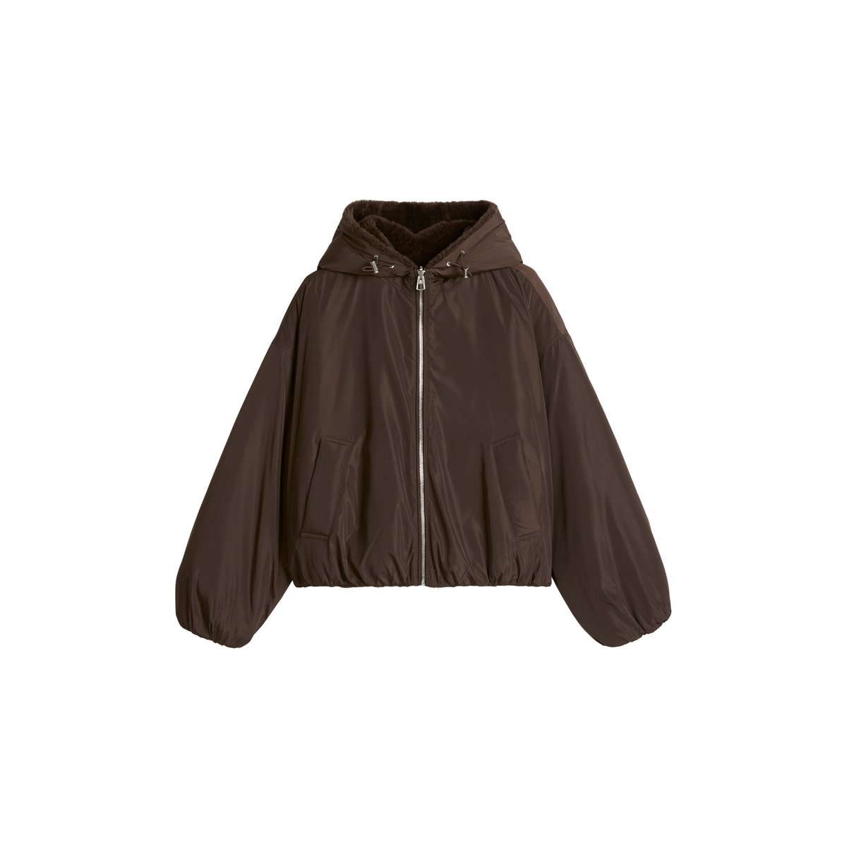 Veste réversible décontractée en polyester recyclé beige, MARC O'POLO