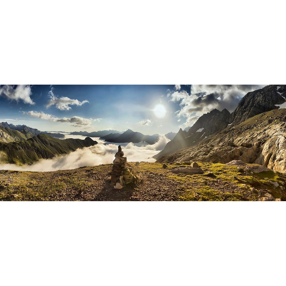 Tableau panorama sur gavarnie tableau alu dibond, HEXOA