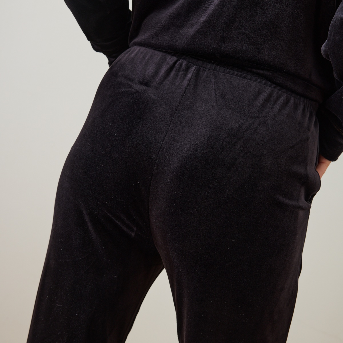 Pantalon en velours Charlotte noir, VARIANCE