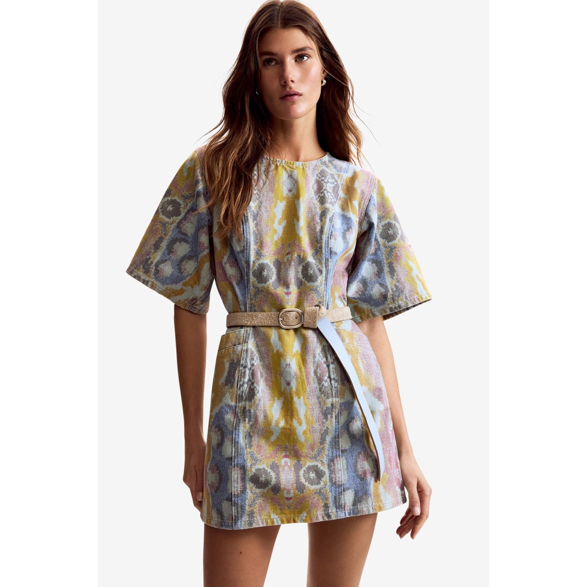 Robe tapisserie Mr. Christian Lacroix bleu clair, DESIGUAL