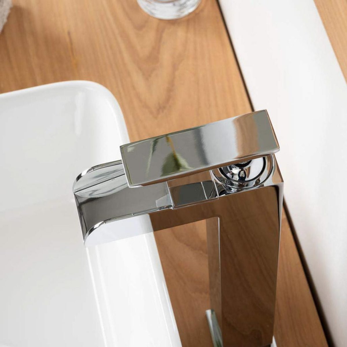 Robinet cascade pour lavabo SHANNON chromé, WANDA COLLECTION