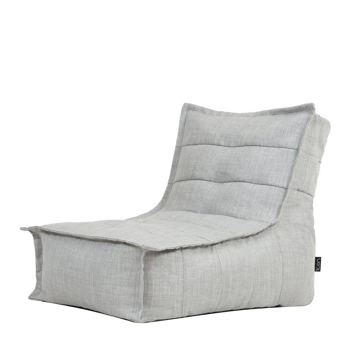 Pouf chauffeuse d'extérieur Oeko-Tex® - DOLCE gris, ICON
