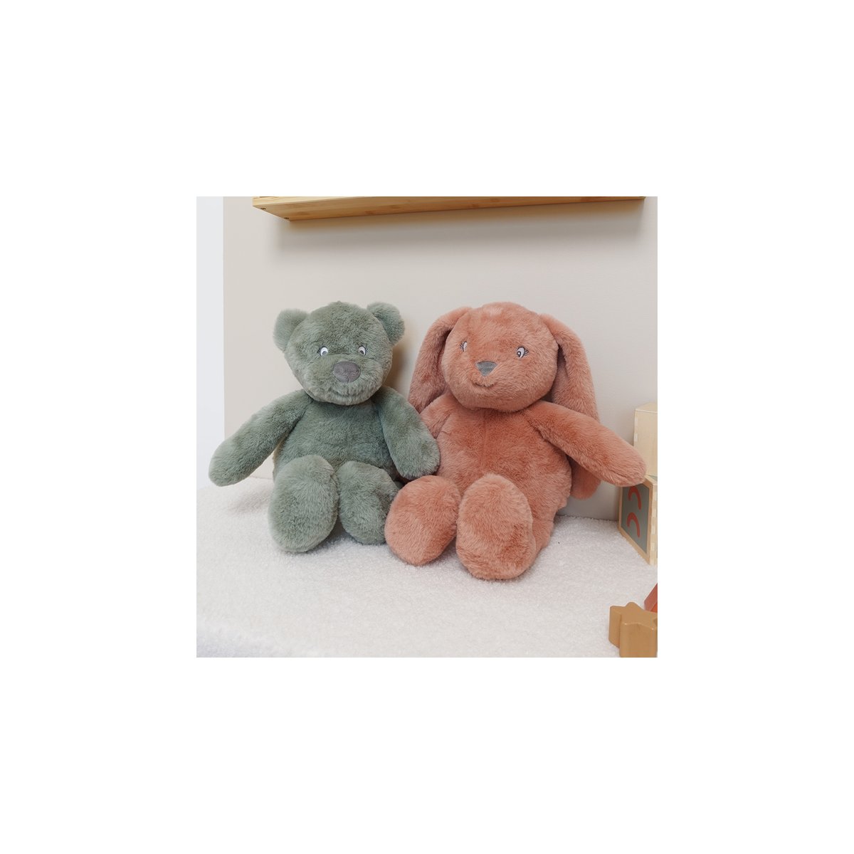 Grande peluche ourson verde, TROIS KILOS SEPT