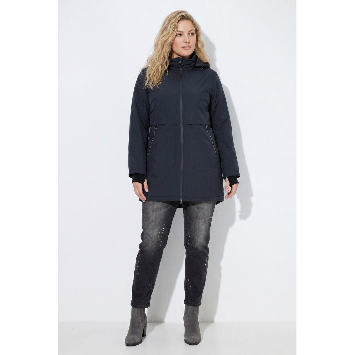 Manteau technique HYPRAR, imperméable noir, ULLA POPKEN