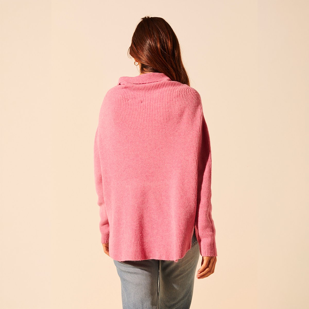 Pull maille ERIC rose antique, BENOA