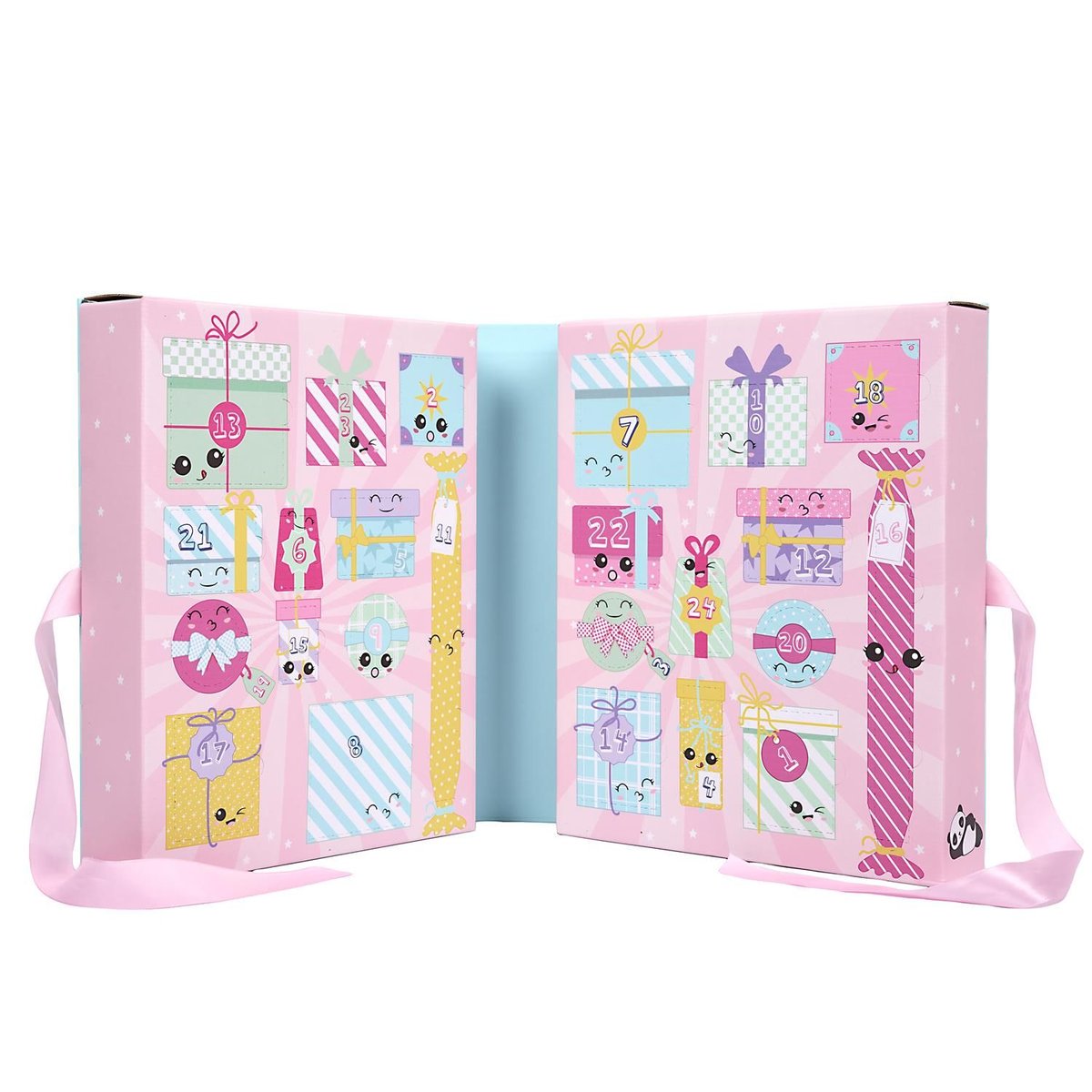 Calendrier de l'Avent Kawaii bougies et surprises multicolore, THE HOME DECO FACTORY
