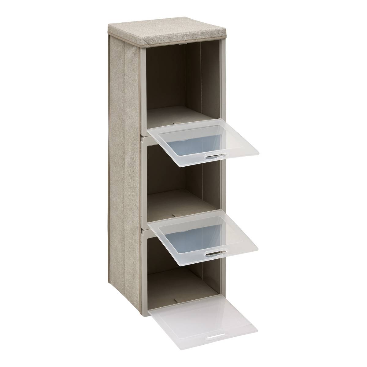 Rangement rectangulaire pliable CUBE'N DOOR beige, 5FIVE SIMPLY SMART