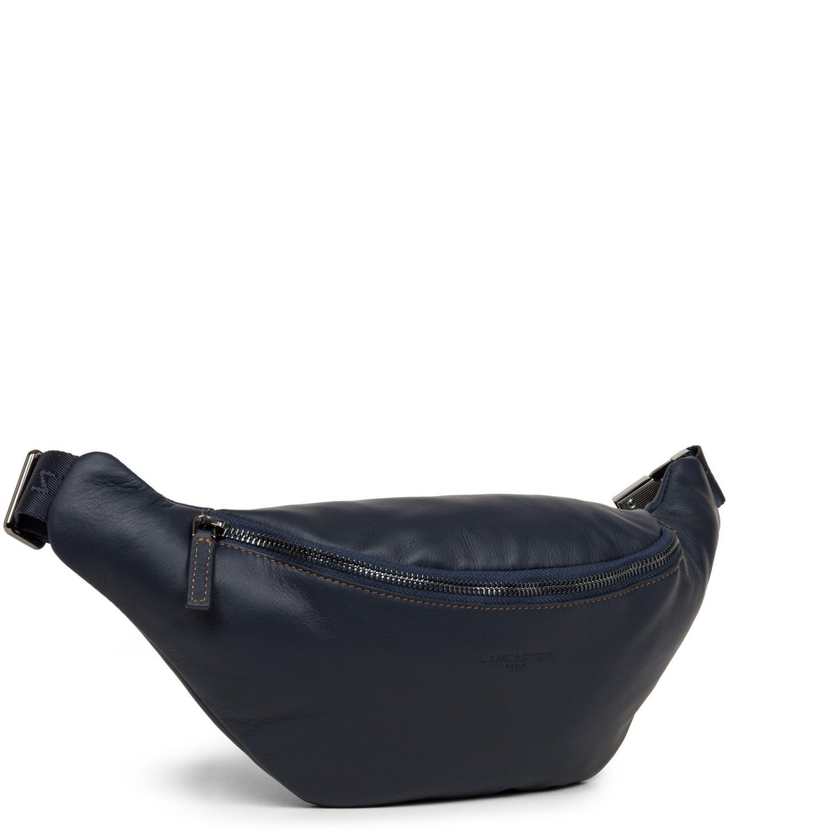 Sac banane SOFT VINTAGE HOMME bleu - fonce - camel, LANCASTER