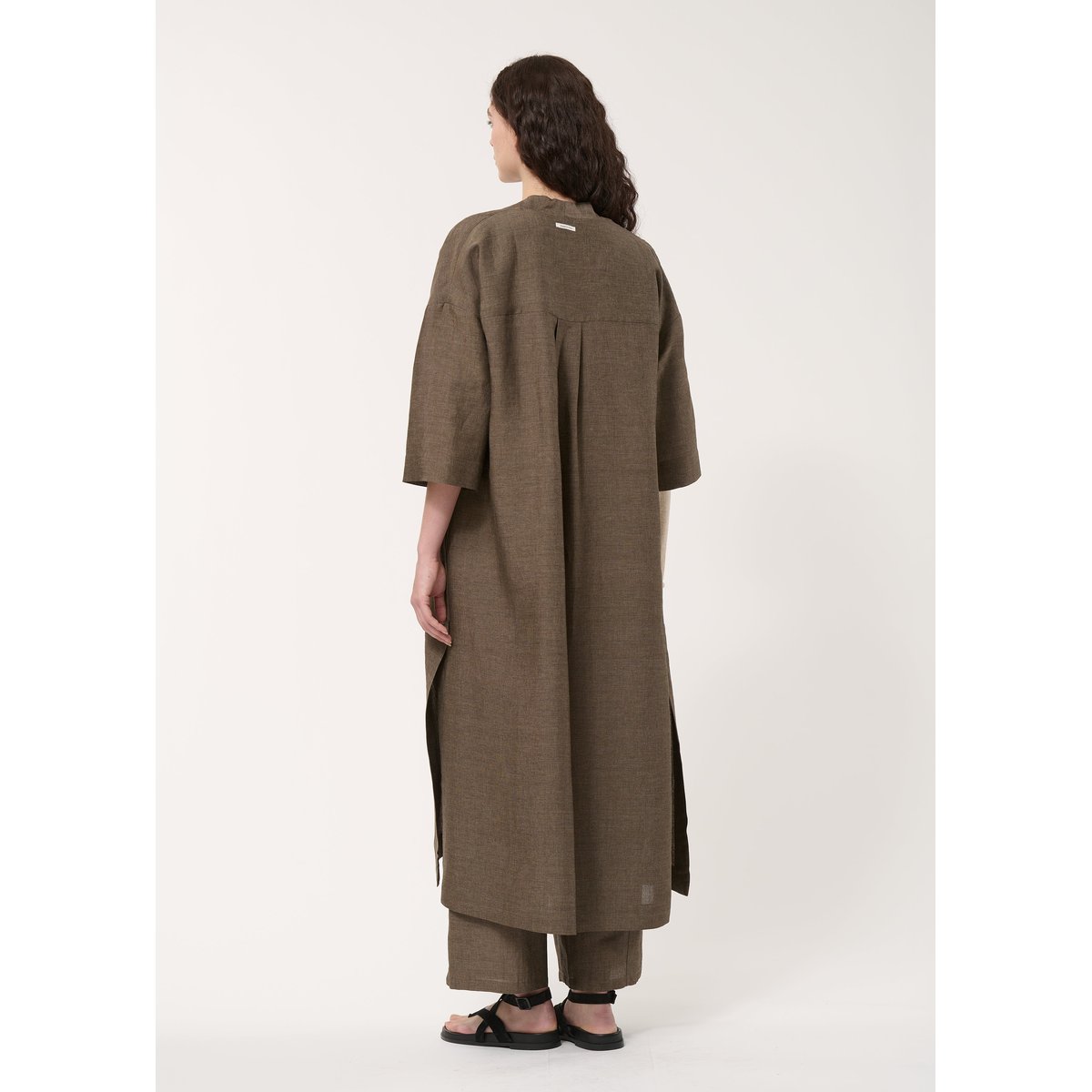 Kimono long oversize moka, HUMILITY