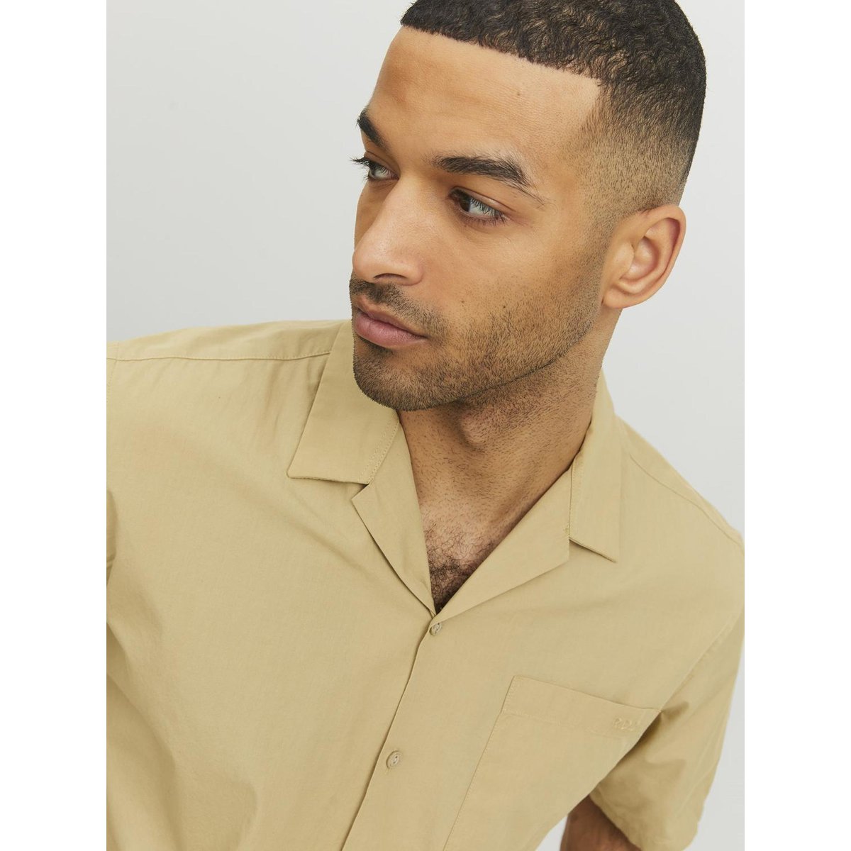 Chemise De Vacances grise - twill 5, JACK & JONES
