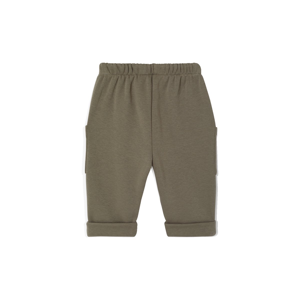 Pantalon doublé polaire olive, VERTBAUDET