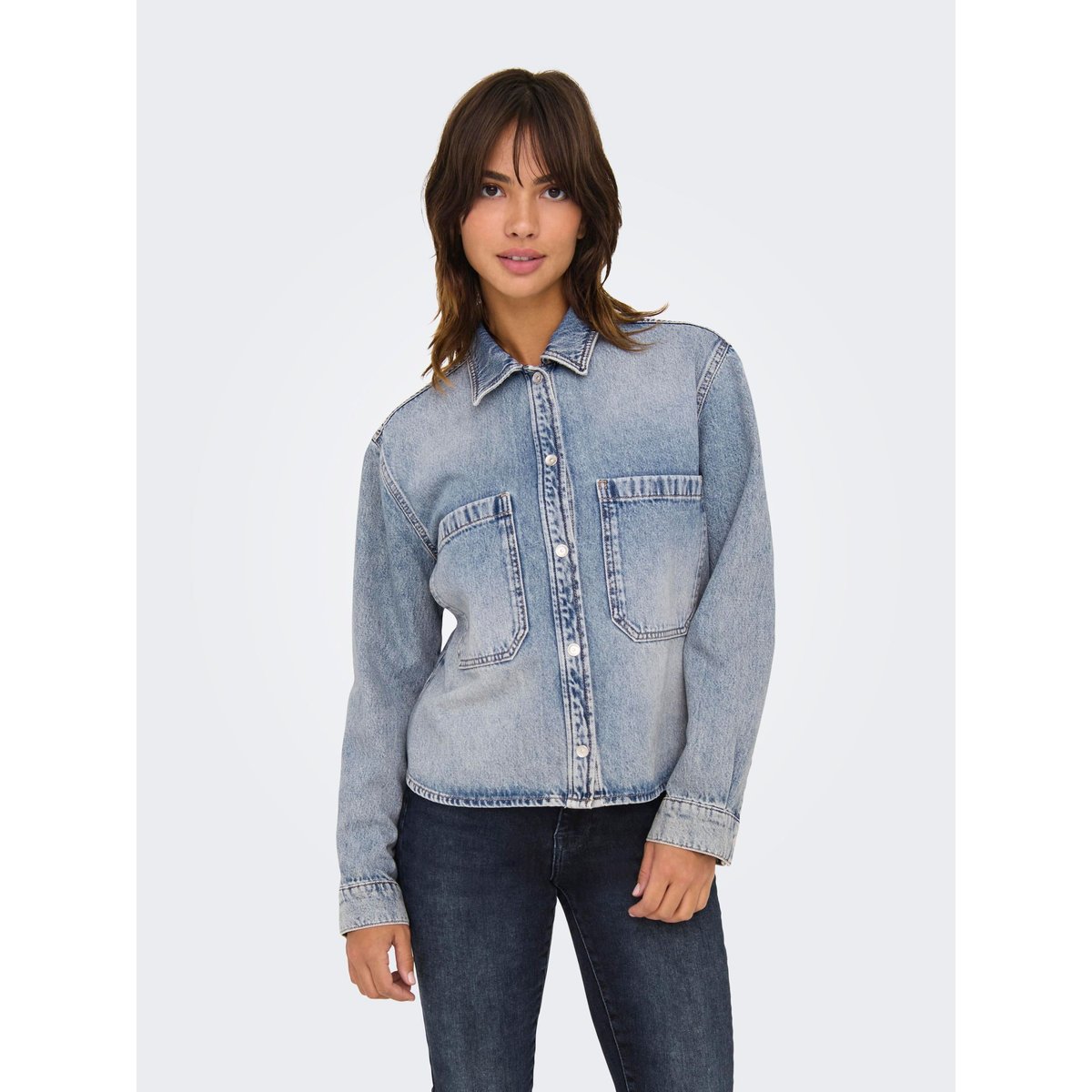 Chemise En Denim light blue denim, ONLY