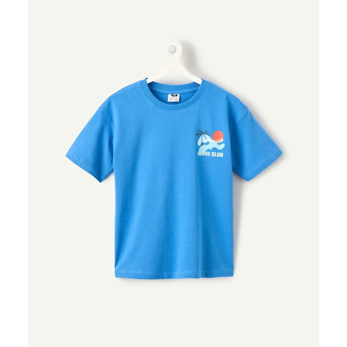 T-shirt manches courtes imprimé 3-14 ans bleu, TAPE A L'OEIL