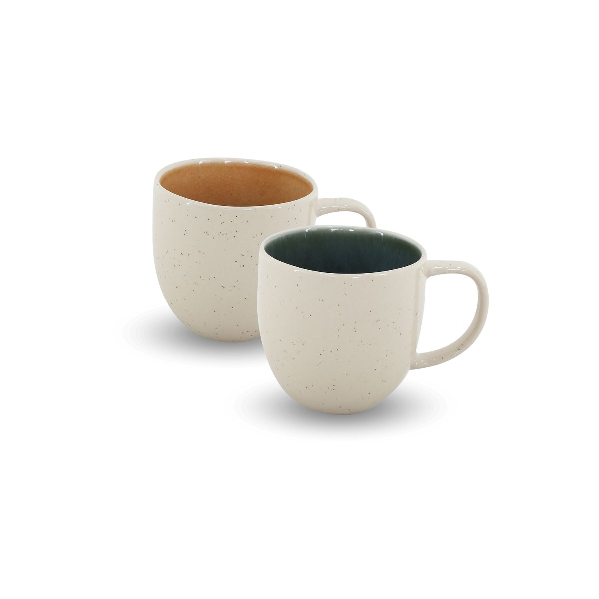 Lot de 6 mugs, CORALIA beige, ARTIME