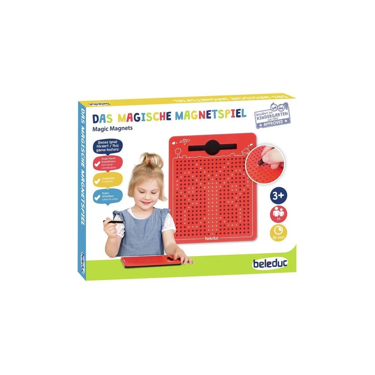Ardoise magique magnetique couleur unique, BELEDUC