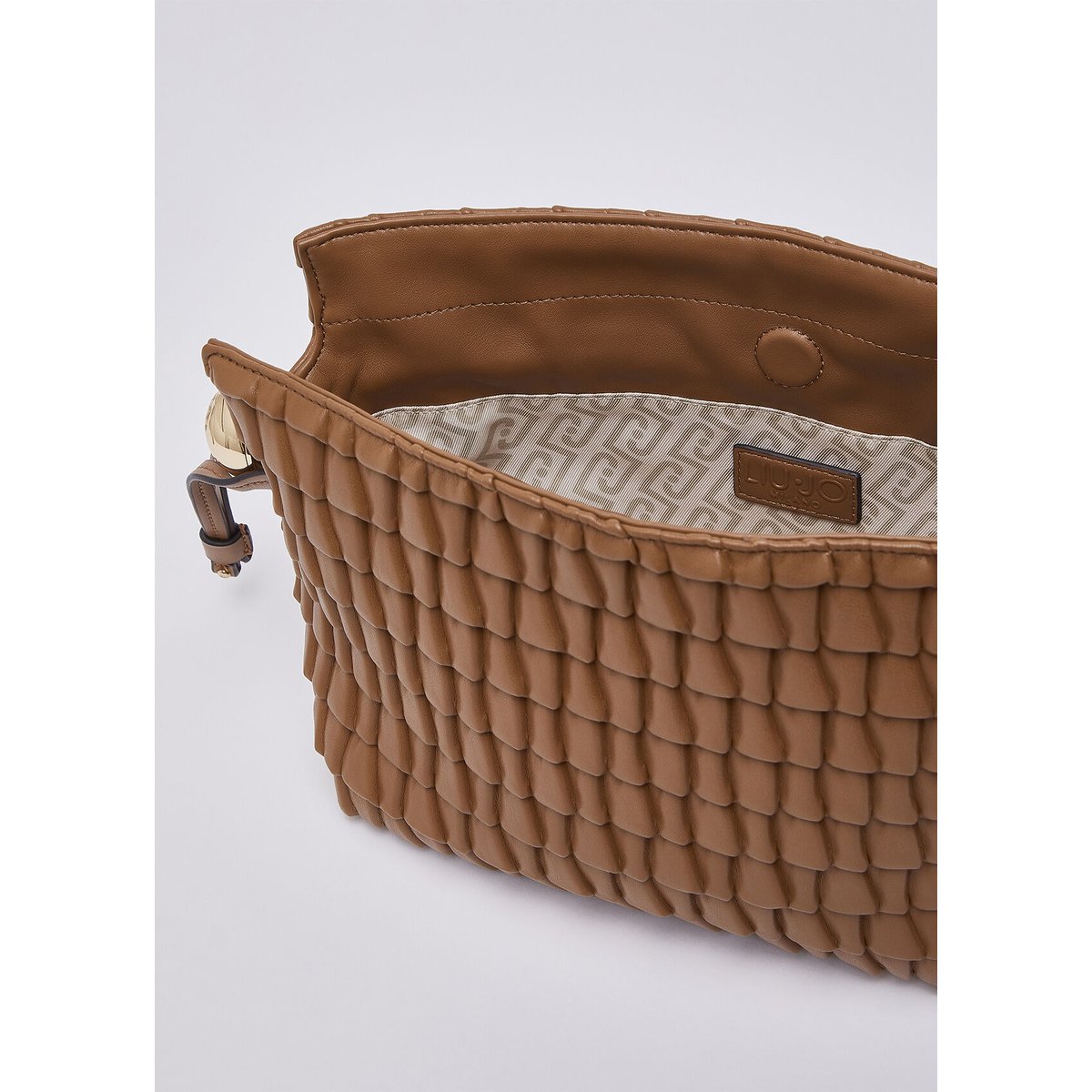 Petit sac Riccy gaufré beige, LIU JO