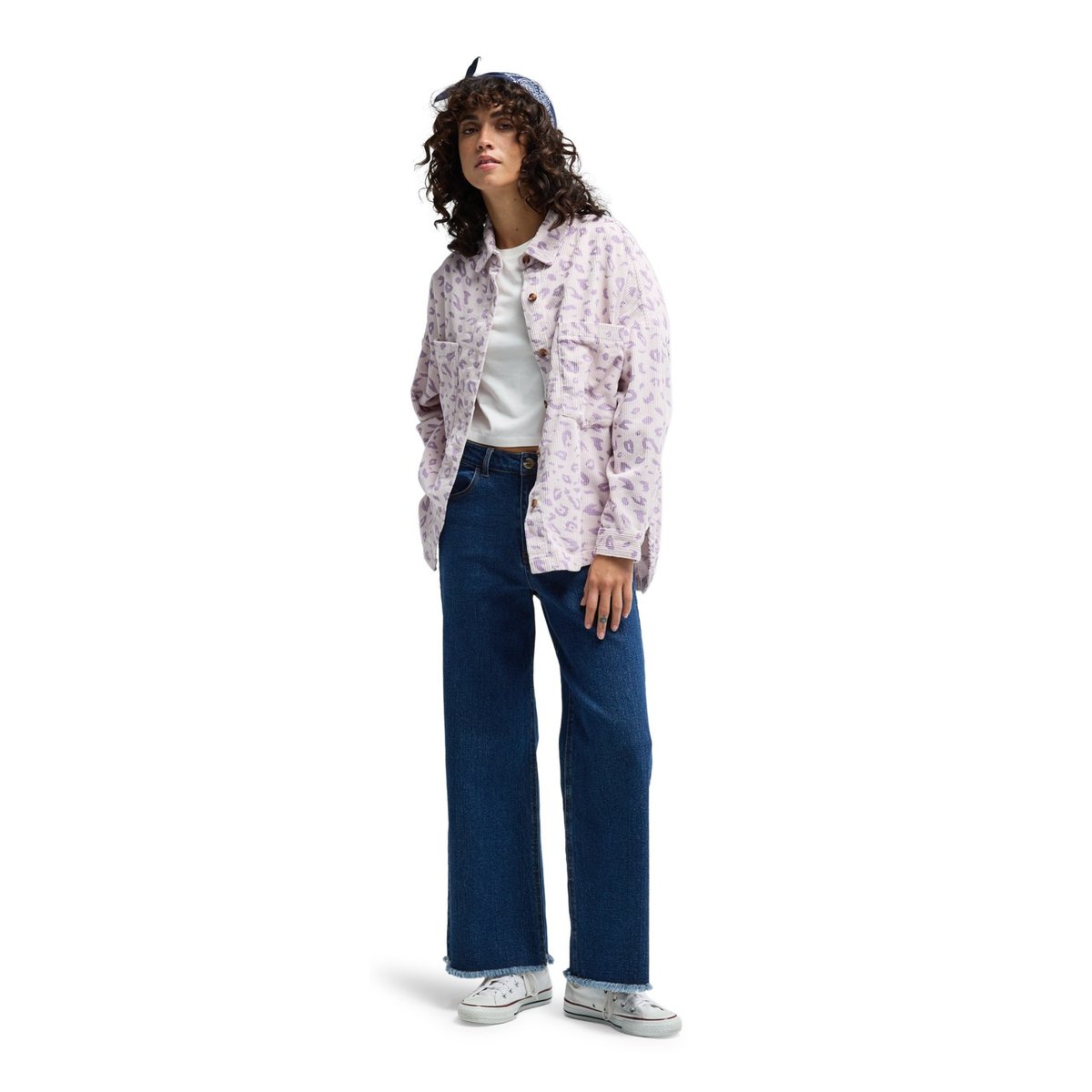 Chemise manches longues STOKED ON YOU violet violet ice, BILLABONG