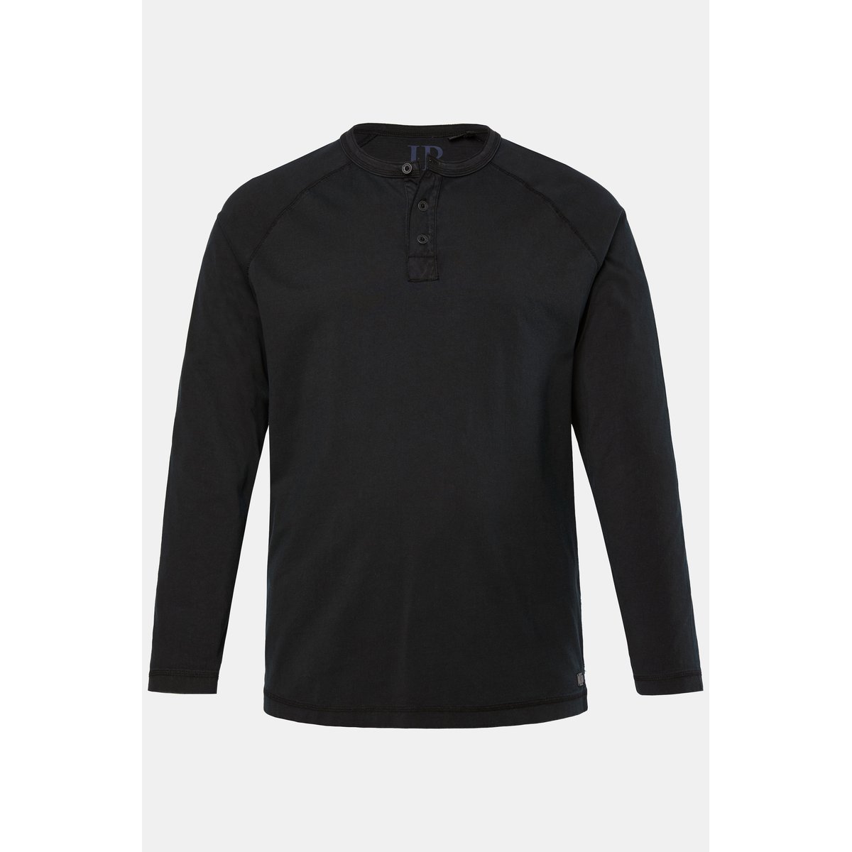 Henley style vintage, manches longues noir, JP1880