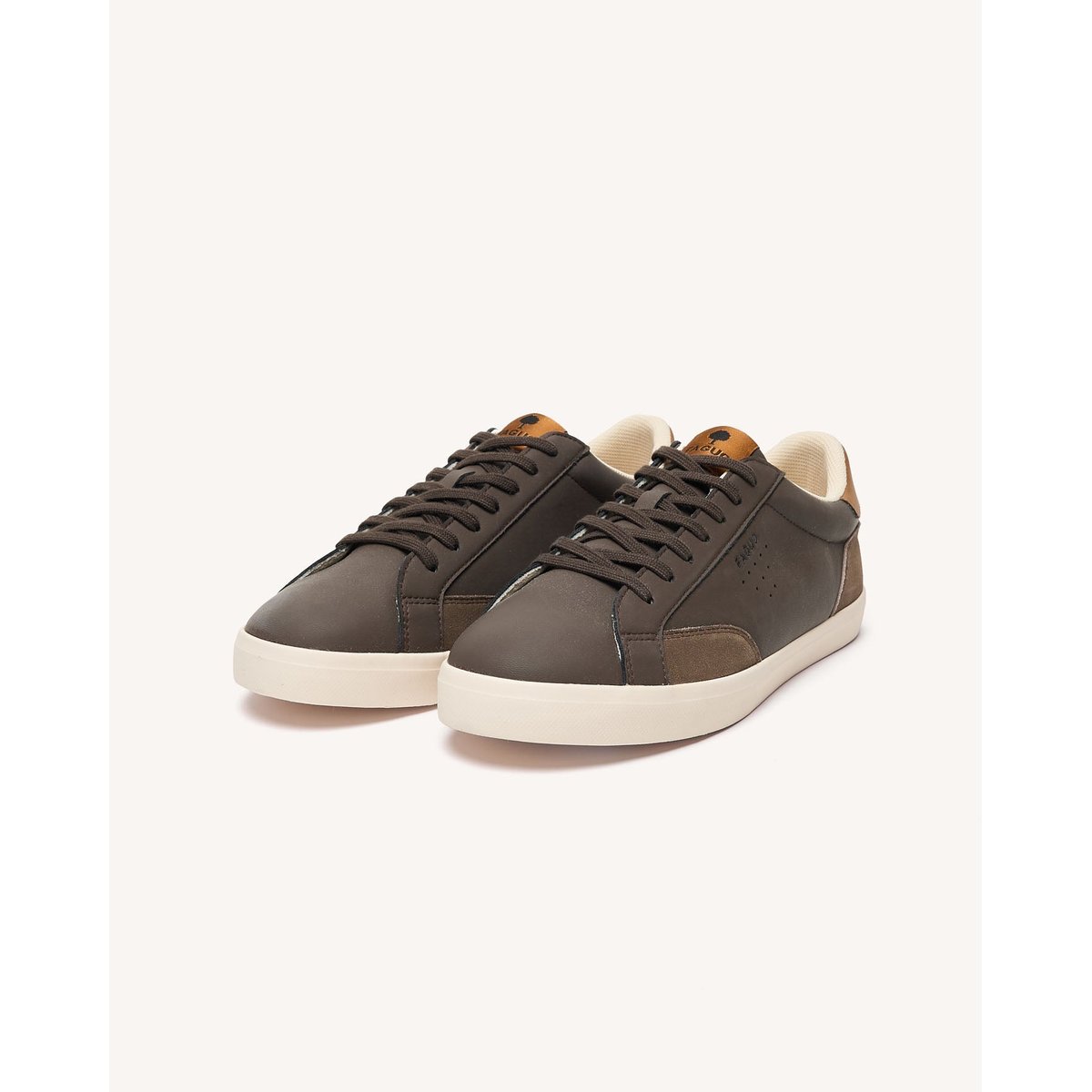 Tennis basses marron, FAGUO