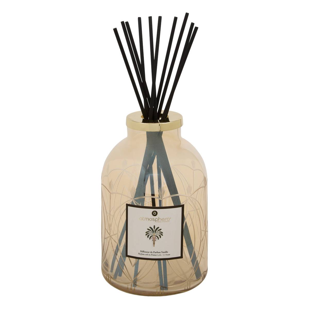 Diffuseur en verre PALMER mordoré, ATMOSPHERA