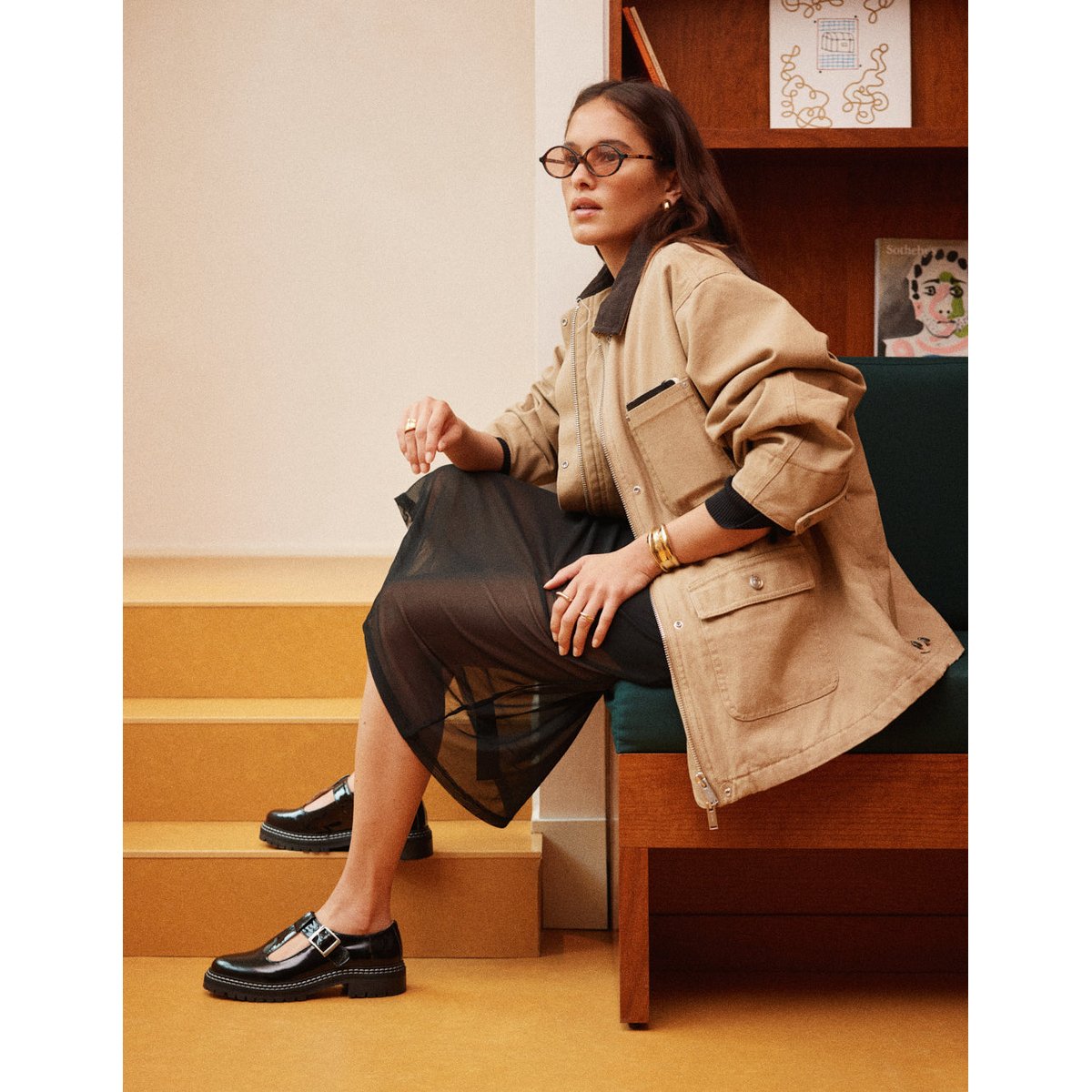 Derbies ROMANE noir, ODAJE