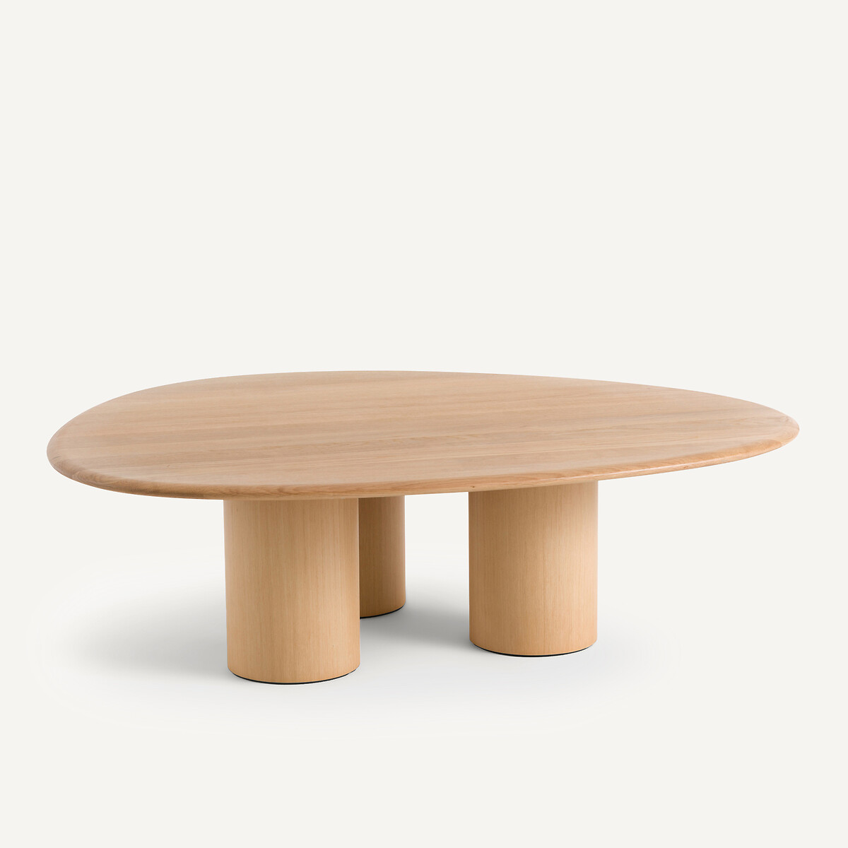 Table basse en chêne et plaqué, Brasero chêne naturel, AM.PM