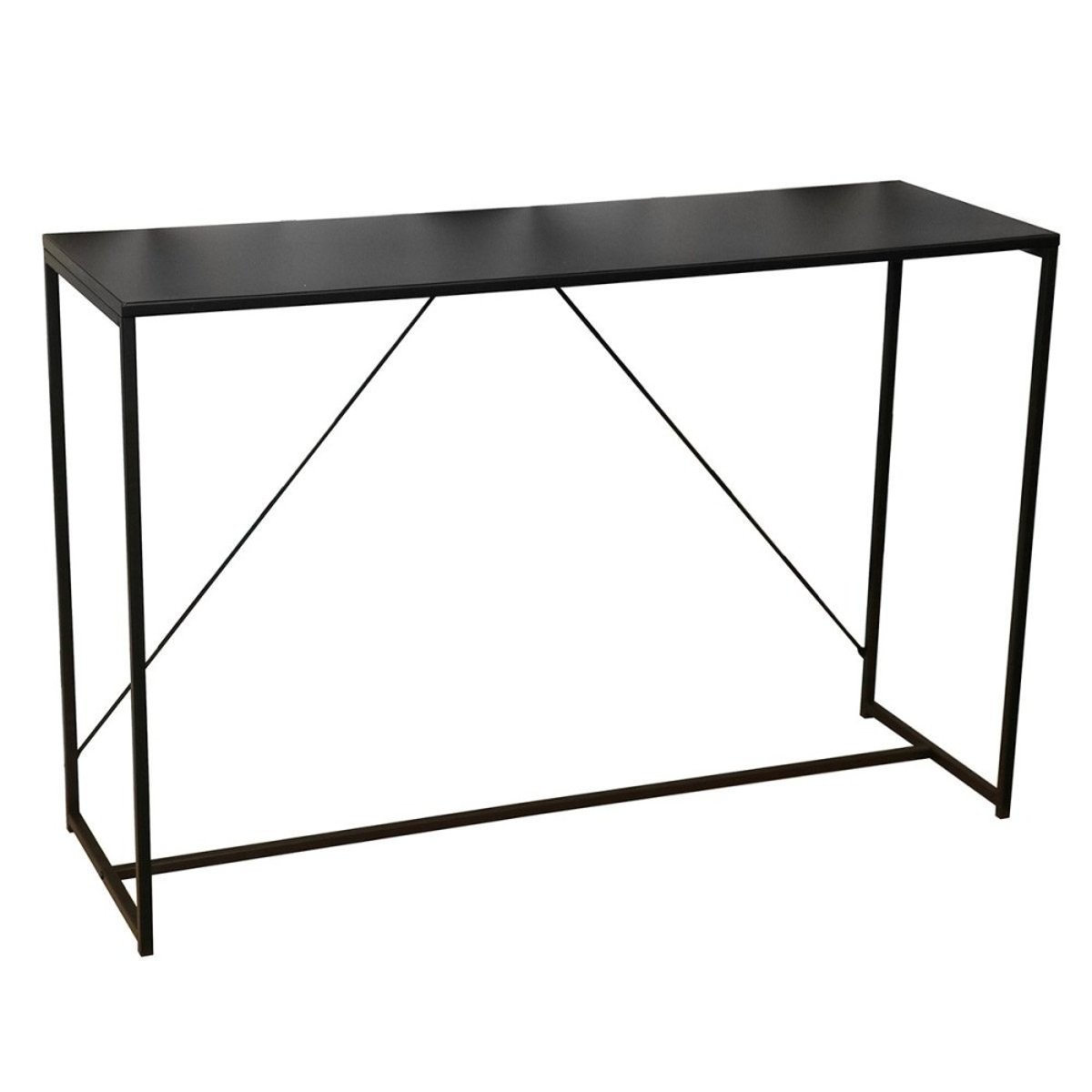 Console métal Madison noir, DECORATIE