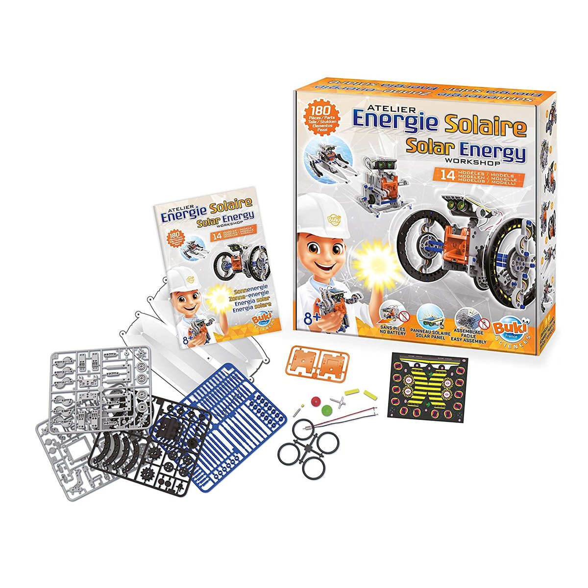 Energie solaire 14 en 1 orange, BUKI FRANCE