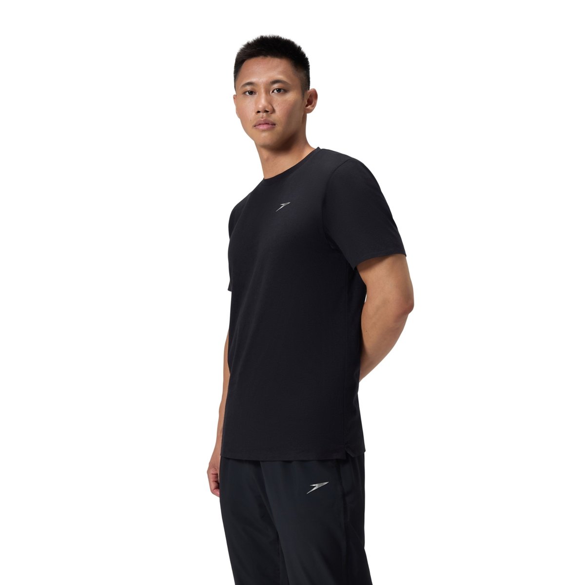 T-shirt manches courtes motif/style logo PRO noir, SPEEDO