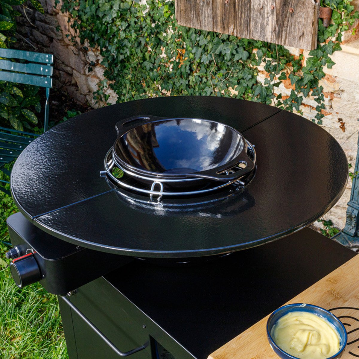 Brasero de cuisson au gaz noir, noir, noir, SOMAGIC