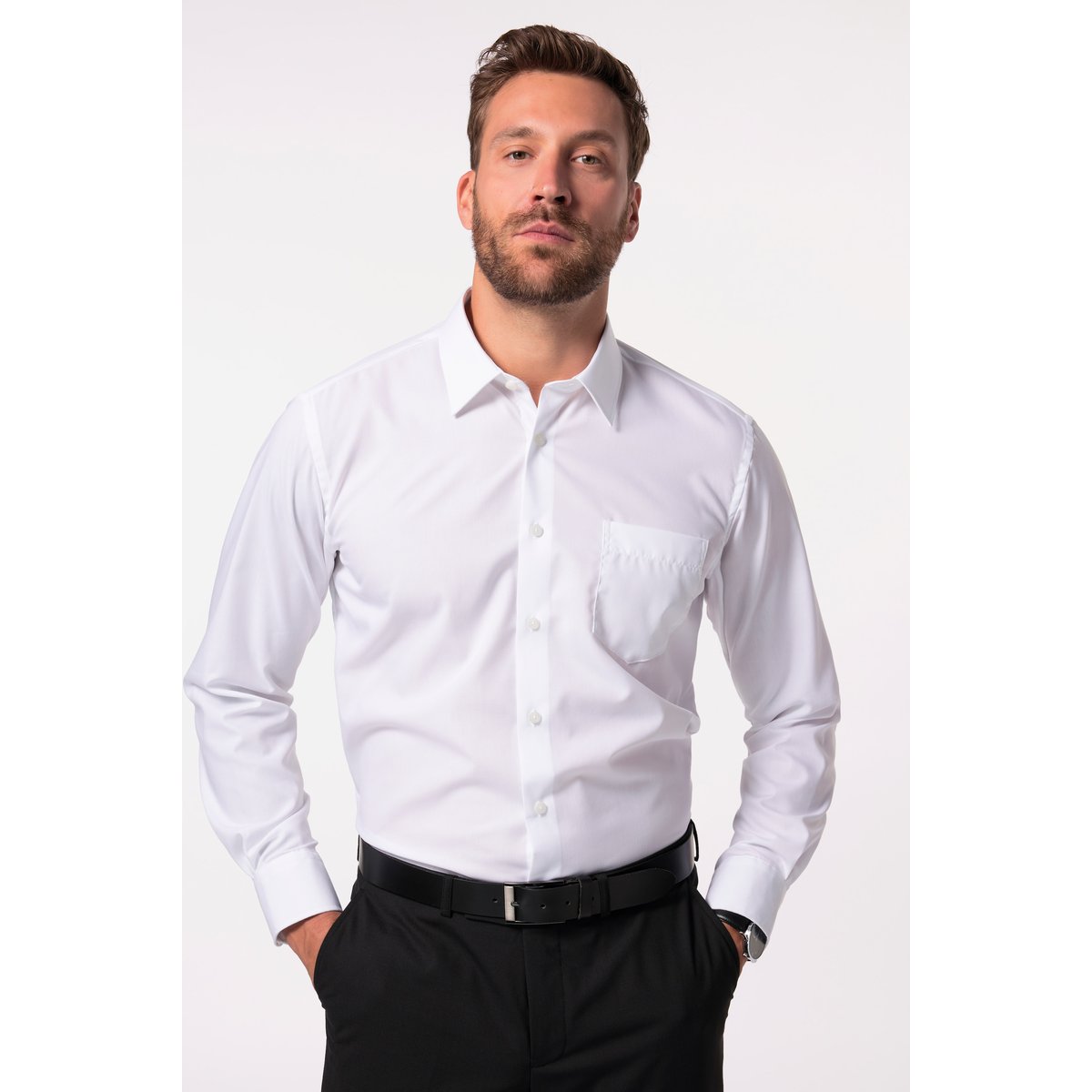 Chemise infroissable, coupe Comfort Fit blanc neige, JP1880