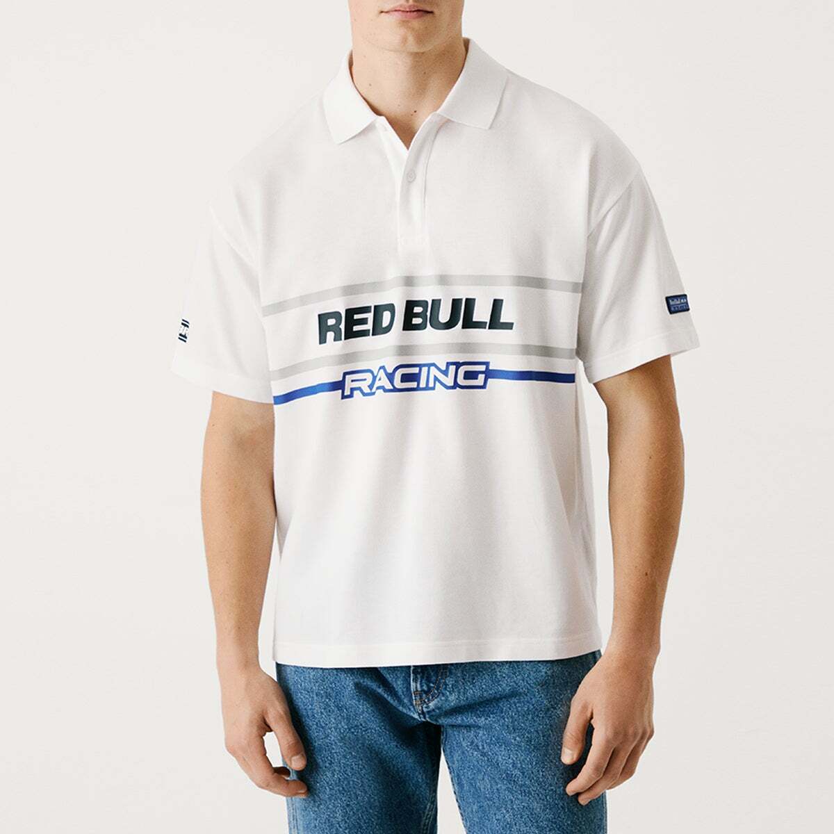 Red Bull Racing Polo Avec Logo En Piqué blanc, PEPE JEANS