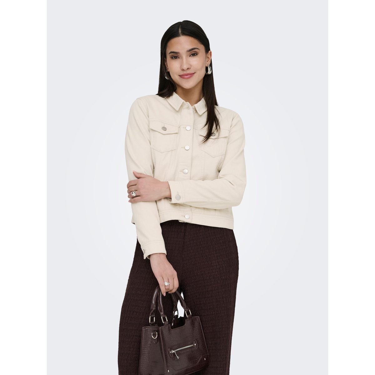 Veste En Jean oatmeal, ONLY