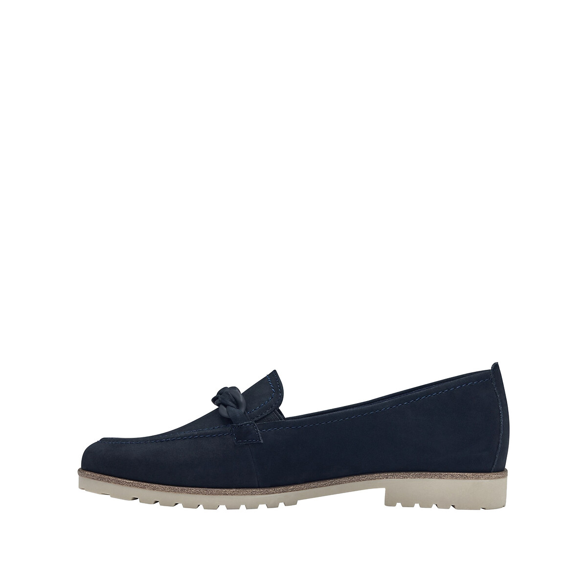 Leather Loafers navy blue, TAMARIS